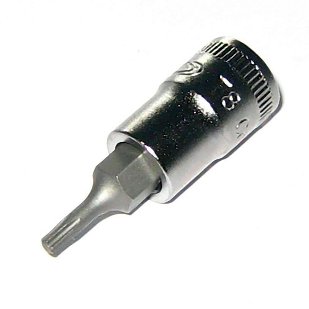 Drill Hog T-8 Torx Screwdriver Bits - 5 Piece Set With Lifetime Warranty