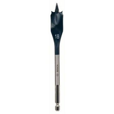 Bosch 18mm Selfcut Speed Flat Drill Bit, Hex Shank 2608595489