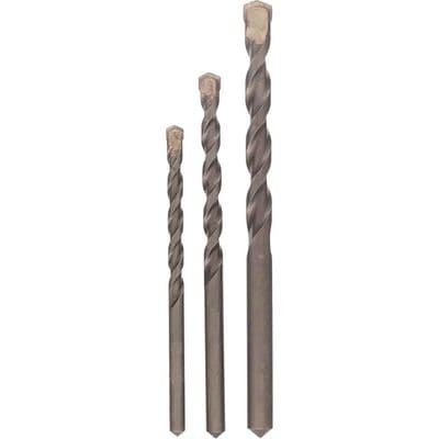 Bosch 3 Piece Drill Bit Set for Masonry 5/6/8mm Silver Percussion 2608597709