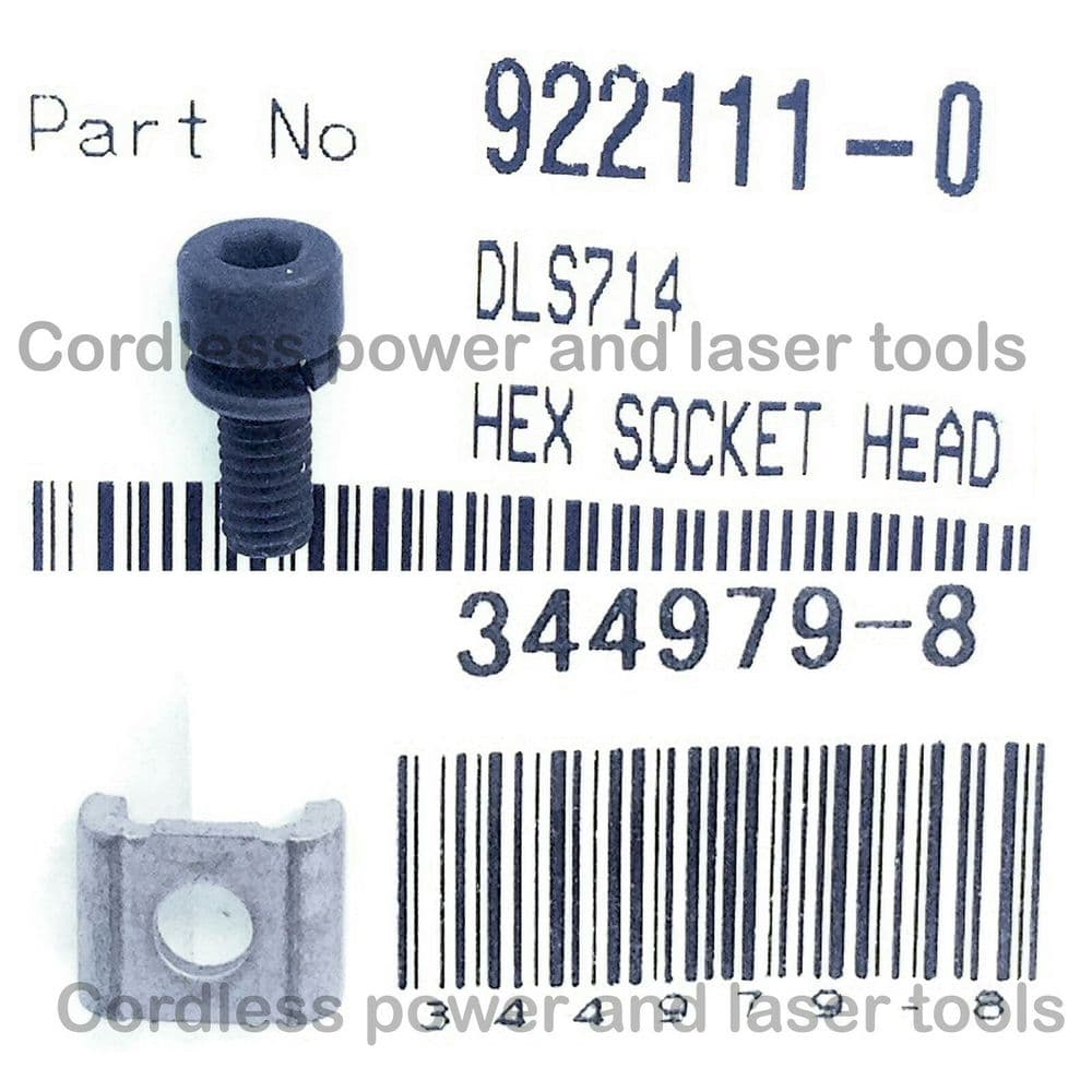 Makita 4300BA 4300BV Jigsaw Saw Blade Holder Clamp Bolt Screw 3449798