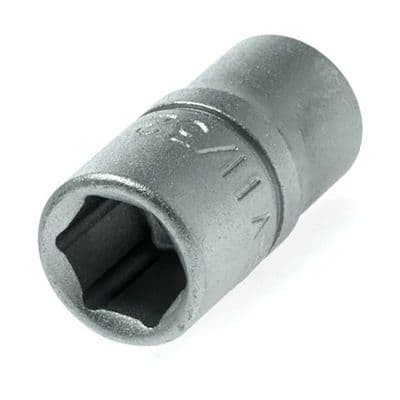 Teng Tools 11/32 inch AF Imperial Socket 1/4 inch Drive 6 Point M140111-C