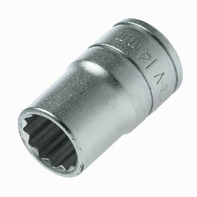 Teng Tools 14mm Socket 1/2 inch Drive 12 Point Metric M120514-C