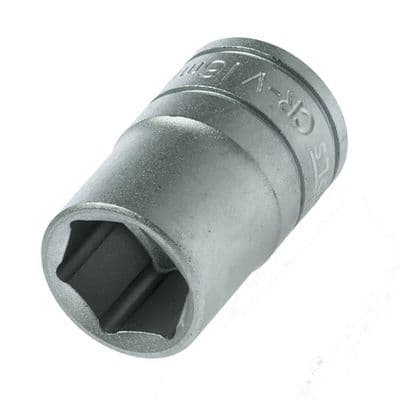 Teng Tools 16mm Socket 1/2 inch Drive 6 Point Metric M1205166-C
