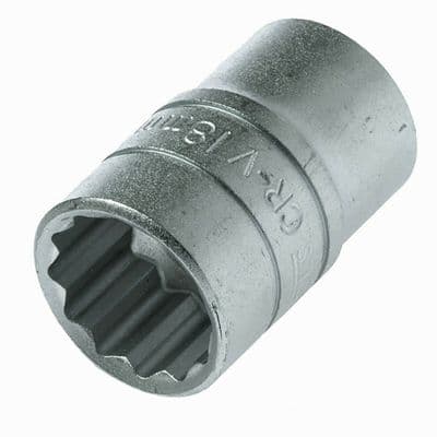 Teng Tools 18mm Socket 1/2 inch Drive 12 Point Metric M120518-C