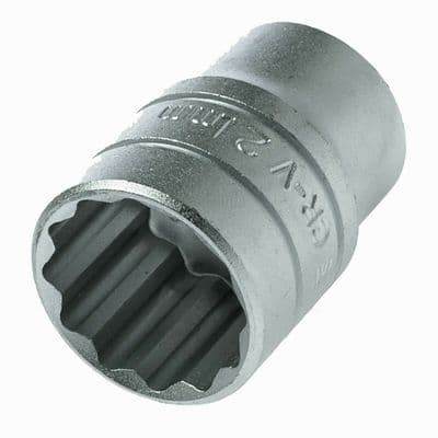 Teng Tools 21mm Socket 1/2 inch Drive 12 Point Metric M120521-C