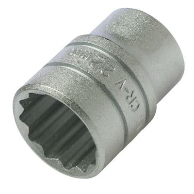 Teng Tools 22mm Socket 1/2 inch Drive 12 Point Metric M120522-C