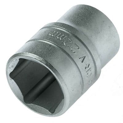 Teng Tools 22mm Socket 1/2 inch Drive 6 Point Metric M1205226-C