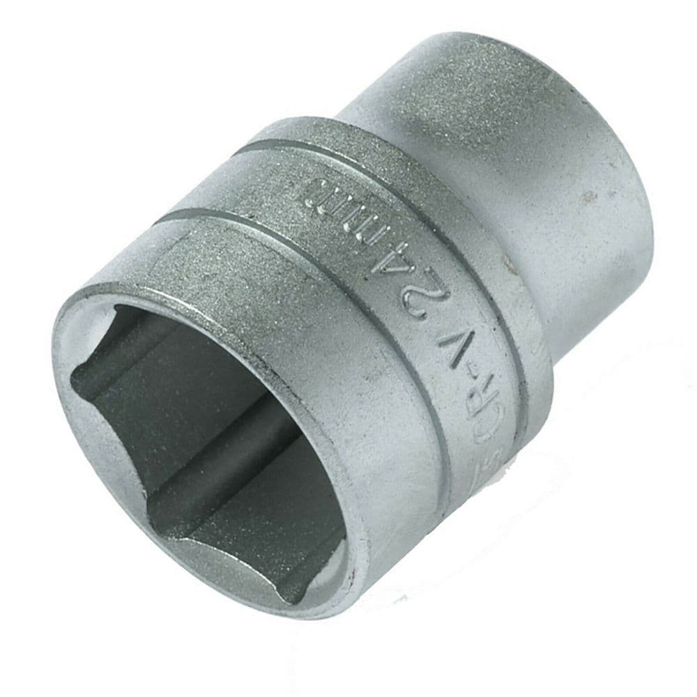 Teng Tools 24mm Socket 1/2 inch Drive 6 Point Metric M1205246-C