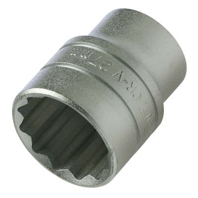 Teng Tools 27mm Socket 1/2 inch Drive 12 Point Metric M120527-C