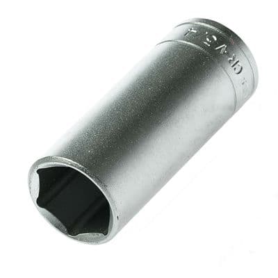 Teng Tools 3/4 inch AF Imperial Deep Socket 3/8 inch Drive 6 Point M380224-C