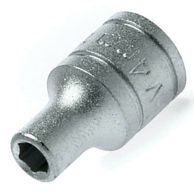 Teng Tools  4mm Socket 1/4 inch Drive 6 Point Metric M140504-C