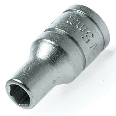 Teng Tools  5mm Socket 1/4 inch Drive 6 Point Metric M140505-C
