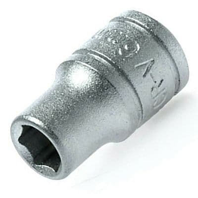 Teng Tools  6mm Socket 1/4 inch Drive 6 Point Metric M140506-C
