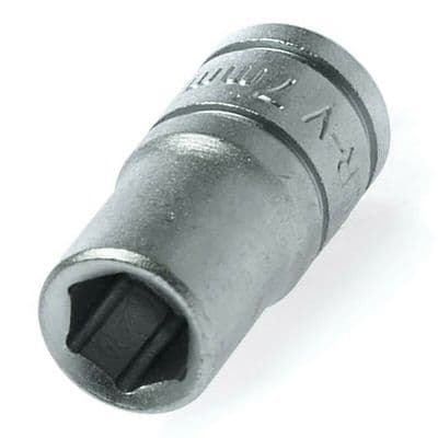 Teng Tools  7mm Socket 1/4 inch Drive 6 Point Metric M140507-C