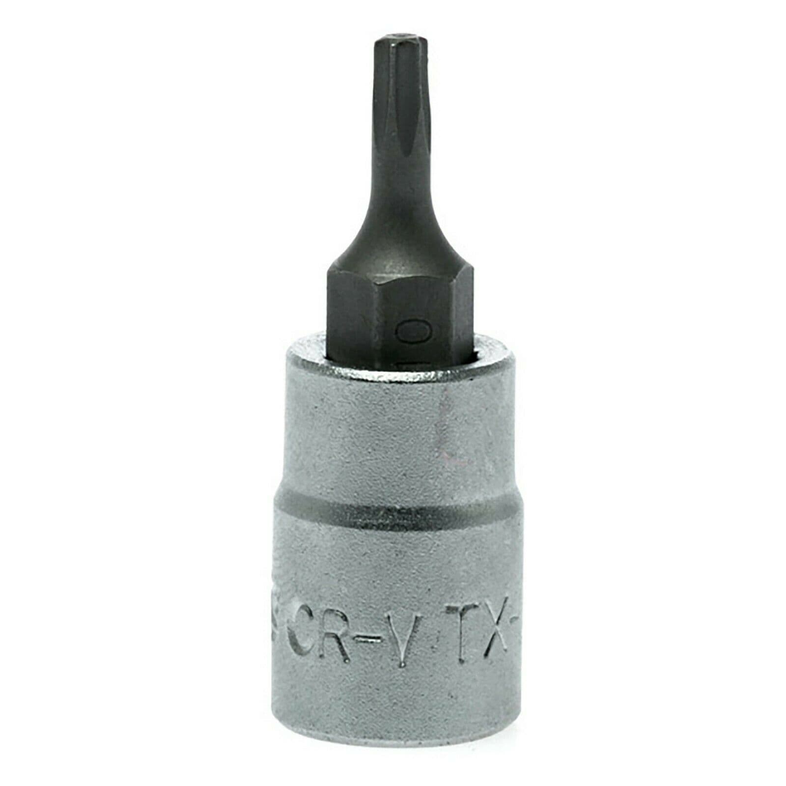 Tengtools 1/4" Stecknuss Mit PZ1 Bit – Flach, Chrom-Vanadium