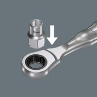 Wera 13mm Shallow Socket 1/4 inch Drive 8790 FA Metric for Zyklop 8005 Mini 2