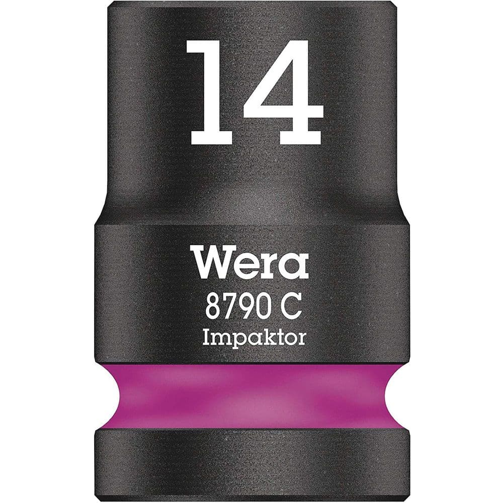 Wera 14mm Impact Socket 1/2 inch Drive Impaktor 8790 C 6 Point Metric
