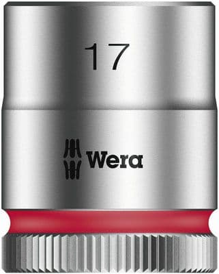 Wera 17mm Socket 3/8 inch Drive Zyklop 8790 HMB 6 Point Metric 003562