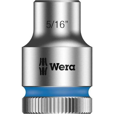Wera 5/16 inch AF Imperial Socket 3/8 inch Drive Zyklop 8790 HMB 6 Point