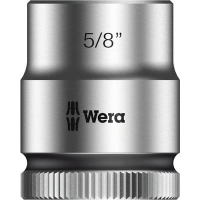 Wera 5/8 inch AF Imperial Socket 3/8 inch Drive Zyklop 8790 HMB 6 Point