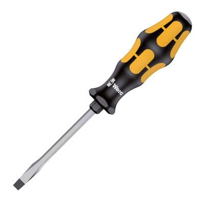 Wera 5.5mm Slotted Screwdriver Chiseldriver 932 A Kraftform Hammer Thru 1 x 5.5 x 100mm