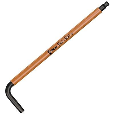 Wera  5mm Hex-Plus Allen Key BlackLaser L-Key Metric Colour Coded Ball End