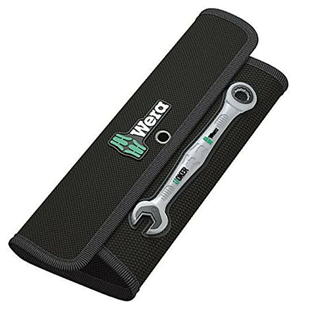 WERA EMPTY Fabric Case Pouch Roll for 6 Ratchet Combi/Open Spanners ...