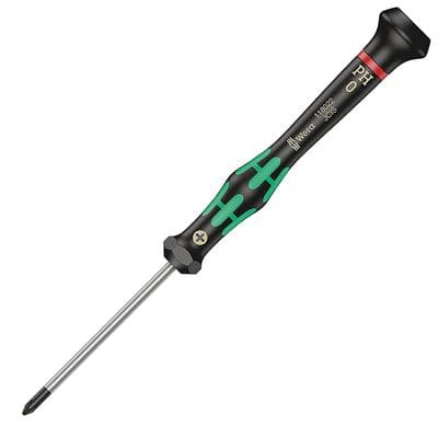 Wera PH 0 x 60mm Micro Precision Phillips JCIS Screwdriver 2050 Kraftform Cross PH0