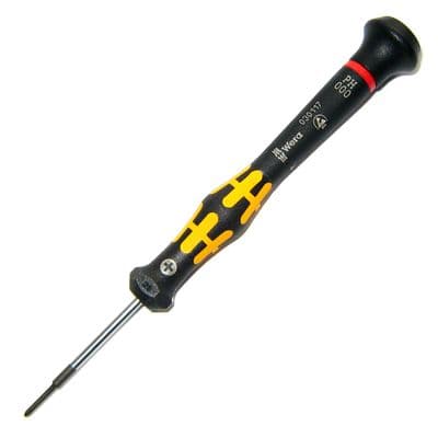 Wera PH 000 x 40mm ESD Micro Precision Phillips Screwdriver 1550 Kraftform Cross PH000