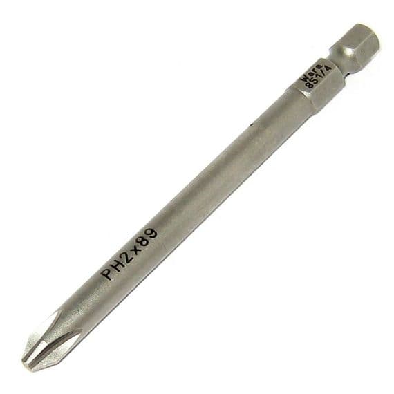 Wera PH2 Phillips 89mm Screwdriver Bit KK 851/4 Z Kraftform Kompakt PH 2
