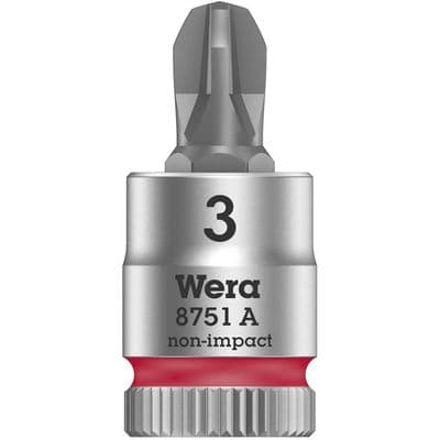 Wera PH3  Phillips Socket Bit 1/4 inch Drive  8751 A