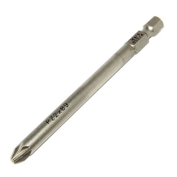 Wera PZ2 Pozidriv 89mm Screwdriver Bit 855/4 Z Kraftform Kompakt Pozi Drive PZ 2