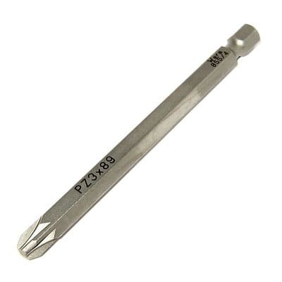 Wera PZ3 Pozidriv 89mm Screwdriver Bit 855/4 Z Kraftform Kompakt Pozi Drive PZ 3