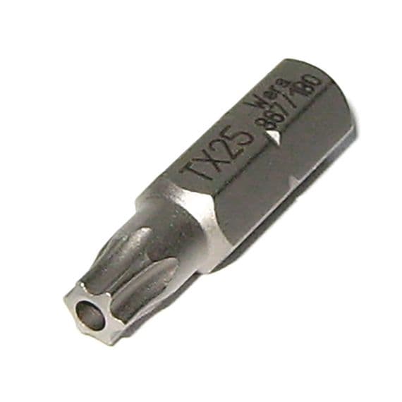 Wera TORX Bit TX25 - 35mm Klinge Für 1/4 Zoll Antrieb Serie 2