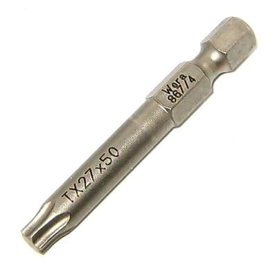 Wera TX27 50mm TORX Screwdriver Bit KK 867/4 Z Kraftform Kompakt T27 TX 27