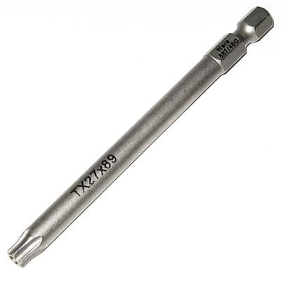 Wera TX27 TORX BO 89mm Screwdriver Security Bit 867/4 Z Kraftform Kompakt T27 TX 27