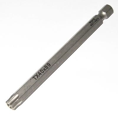 Wera TX40 TORX BO 89mm Screwdriver Security Bit 867/4 Z Kraftform Kompakt T40 TX 40