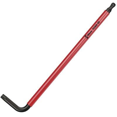 Wera TX40 TORX BO Star Allen L-Key T40 TX BlackLaser Ball End Security Tamper