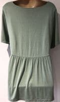 ASOS SAGE GREEN MATERNITY/ NURSING TOP SIZE 14
