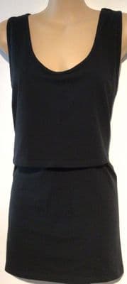 B SHIRT ORGANIC BLACK NURSING VEST TOP SIZE 12 (1)