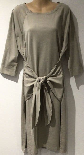 BUMP & MILK STONE ZIP MIDI NURSING DRESS SIZE XL/XXL 14-18