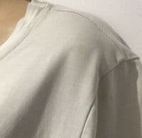 CREAM PUMP PRINT NURSING ZIP T-SHIRT TOP SIZE 14/16