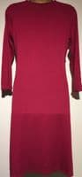 ENVIE DE FRAISE RASPBERRY PINK 3/4 MATERNITY & NURSING JERSEY DRESS SIZE 14/16