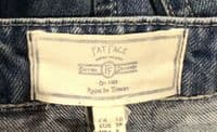 FAT FACE DENIM DUNGAREE DRESS WITH POCKETS SIZE 10