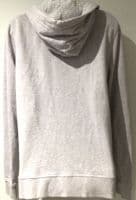 FAT FACE LILAC/IVORY MARL ZIP FRONT HOODIE SIZE M 12/14