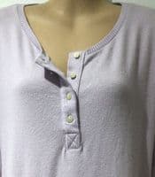 FAT FACE LILAC KNIT BUTTON JUMPER TOP SIZE 12