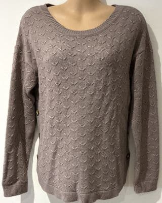 FAT FACE LILAC SIDE BUTTON JUMPER SIZE 8