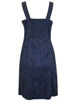 FAT FACE NAVY BLUE BUTTON BRODERIE DRESS NEW SIZES 8-16