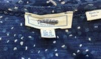 FAT FACE NINA BLUE BUTTONED TUNIC DRESS WITH POCKETS NEW SIZE 6