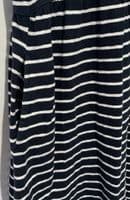 FAT FACE NINA NAVY STRIPE JERSEY BUTTON TUNIC DRESS SIZE 14